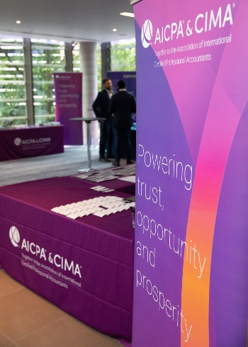 AICPA & CIMA booth